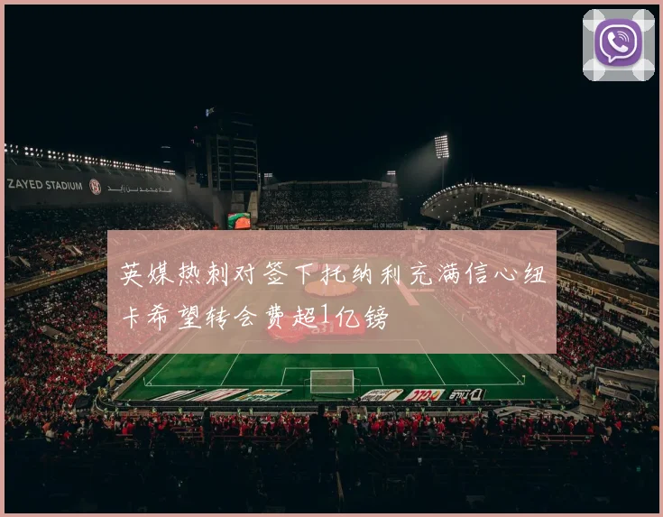 英媒热刺对签下托纳利充满信心纽卡希望转会费超1亿镑