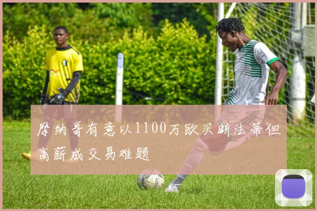 摩纳哥有意以1100万欧买断法蒂但高薪成交易难题